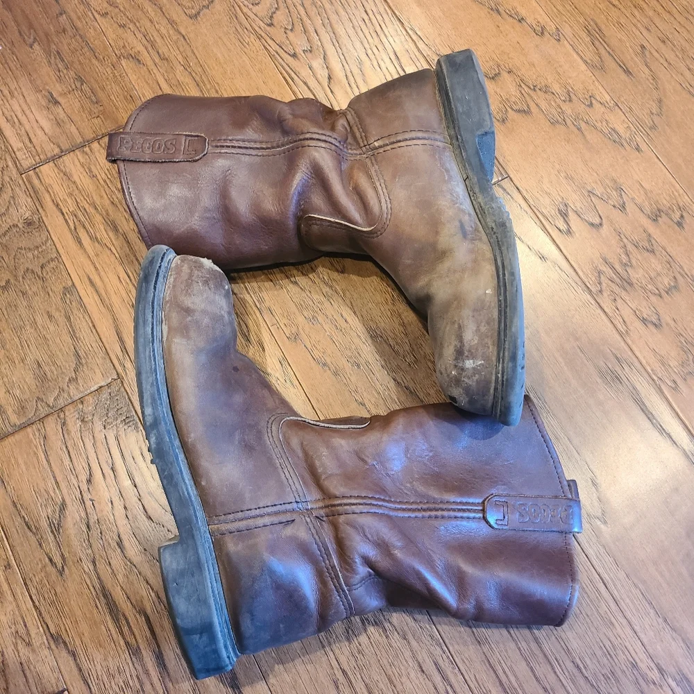 Red Wing Pecos Slip Ons Steel Toe
